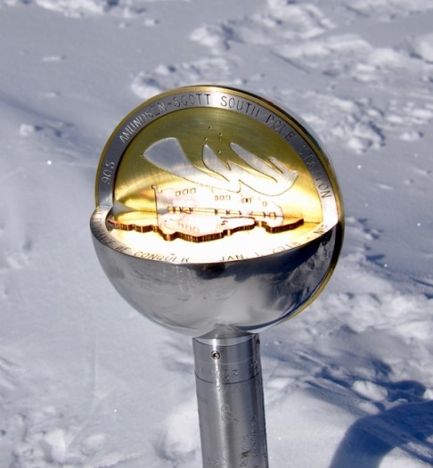 The Magnetic South Pole marker. Obsolete on January 1, 2019.