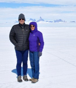 Waiting to board the Basler to see penguins.