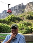 Waiting for the tram ride to the top of Table Mountain.
