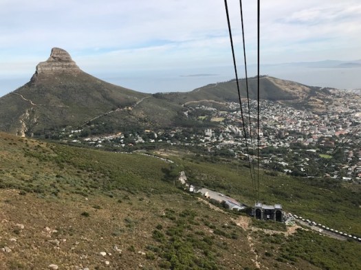 Tram ride to top of Table Mountain