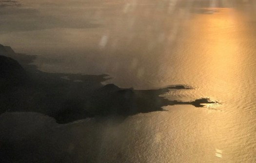 The Cape of Good Hope as we leave Africa.