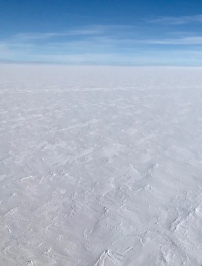 The polar plateau. Hours and hours of the same scene.