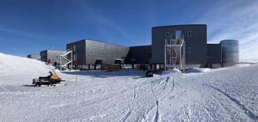 Side view of the residential building.