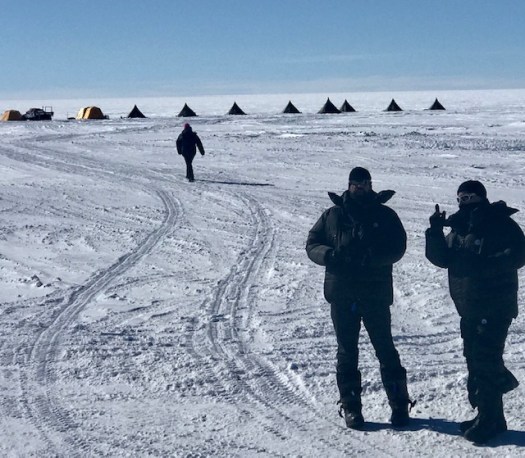 The tent camp we used while at FD 83.