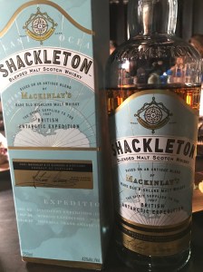 One of the 5 bottles of Shackleton our group consumed.