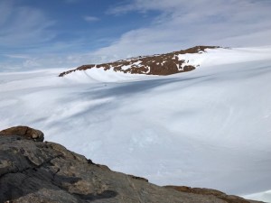 A view from the top of the Nunatak.