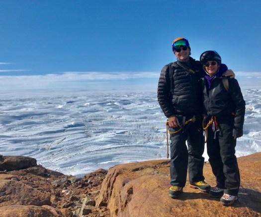 Near the top. The worst is over, but there was much more rock to negotiate before getting back to the car.