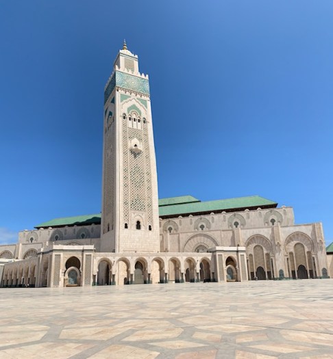 The tallest minaret in the world - 60 stories.