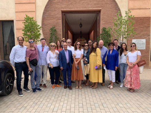 Our whole Mayshad group pose in front of the training center.