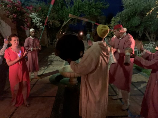 A six person and appeared to help us celebrate the wedding. It was quite a party.