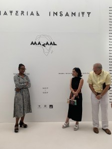 Mark listens to the docents introduce us to the museum