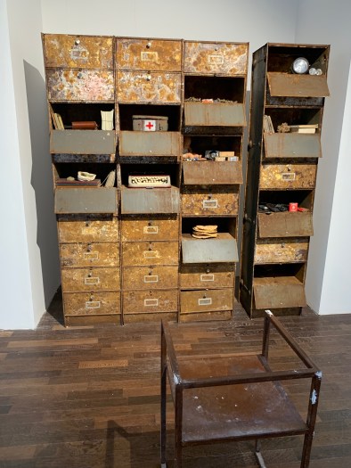 "Cages, Awakening", Hassan Bourke, 2018. Time that no longer resembles time. travelers become migrants, did not start that way. See thoughtful artist's description.