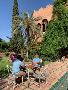 View of our room from breakfast. Another beautiful day.