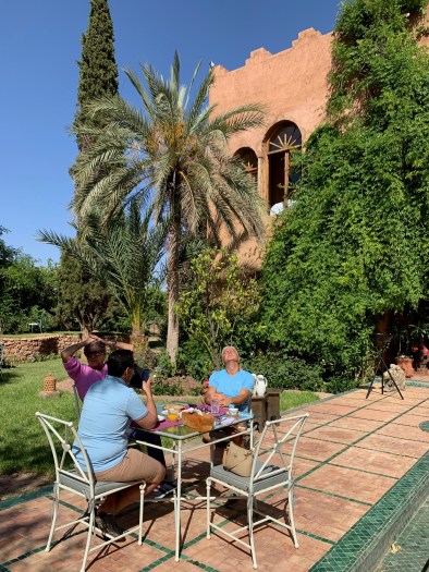 View of our room from breakfast. Another beautiful day.