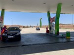 Modern gas station between Marrakech and&nbsp;Casablanca.