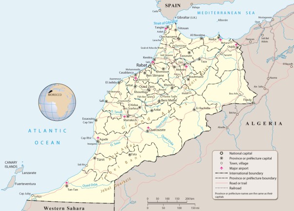 Map of Morocco