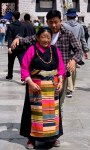 An unknown traditional Tibetan dress