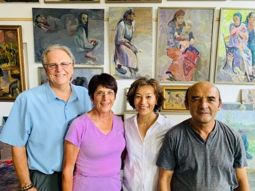 A close up of the 4 of us.