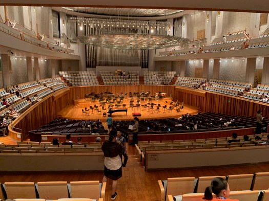 Inside the concert hall. We did not see the symphony hall.
