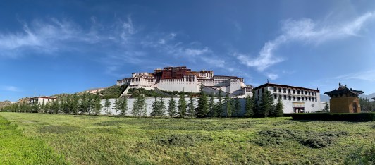 A panorama of Potala Palace