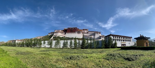 A panorama of Potala Palace