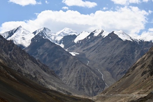 Close up map of the Karakoram Highway from Kashgar to Tashkorgan. The last city in China before the border.