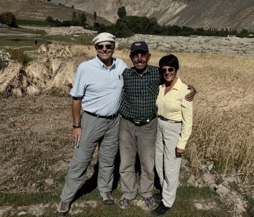 We meet Hikayat Shah working i his fields as we are leaving the village and he ran across the field to greet us. Such an infectiously nice man. I wished we could have stayed awhile to have tea with him.