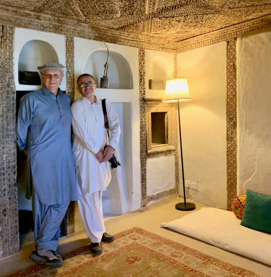 Mark and Shifa in their Shalwar Kimiz's.